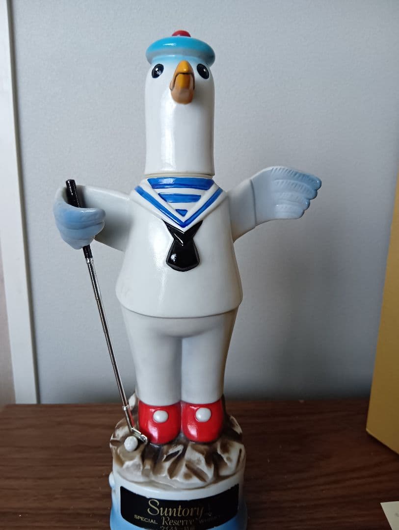 【付属品完品】サントリーオープン84 スペシャルリザーブ ウイスキー 陶器ボトル