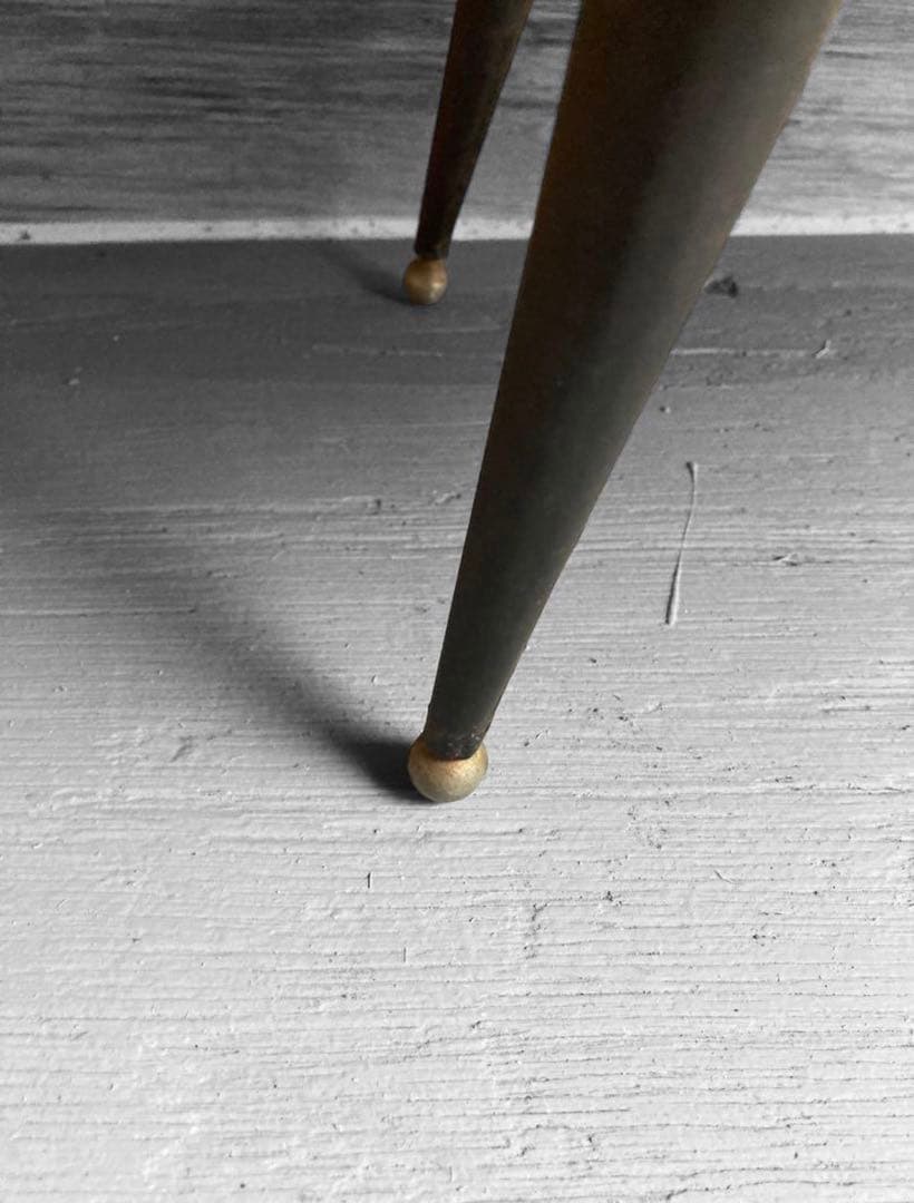 ヴィンテージ　ローテーブル　昭和　レトロ　ちゃぶ台　アンティーク　鉄脚