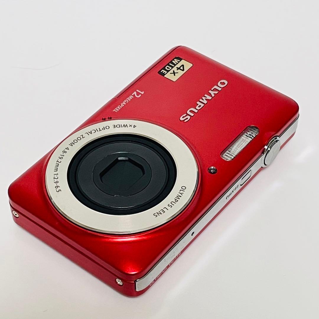 OLYMPUS オリンパス コンパクトデジタルカメラ VG-110 レッド