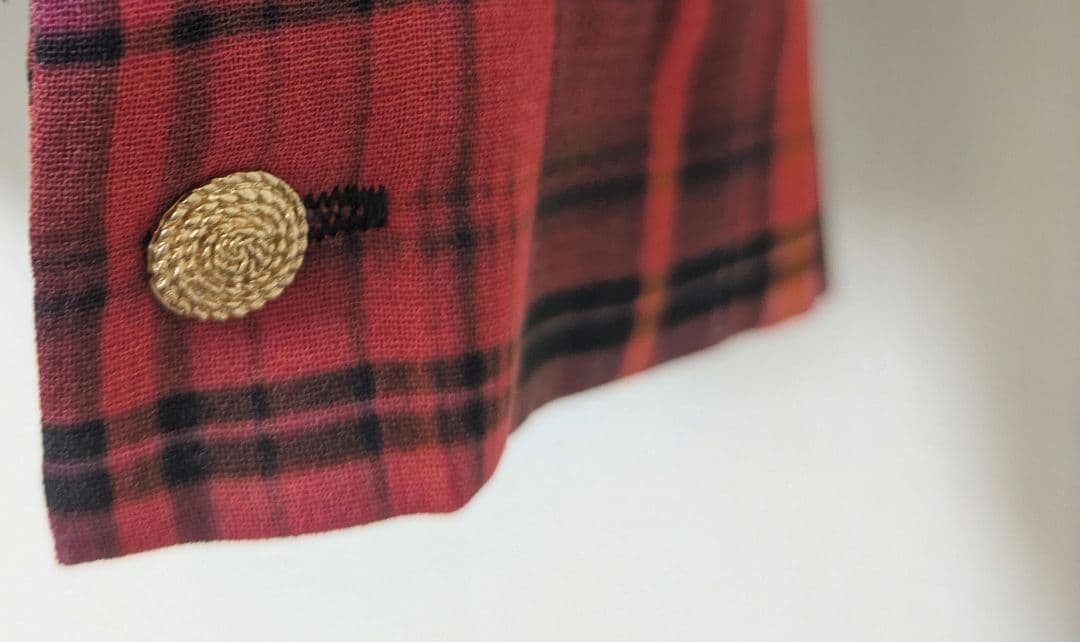 DOUBLE STANDARD CLOTHING ミックスチェックブラウス 38