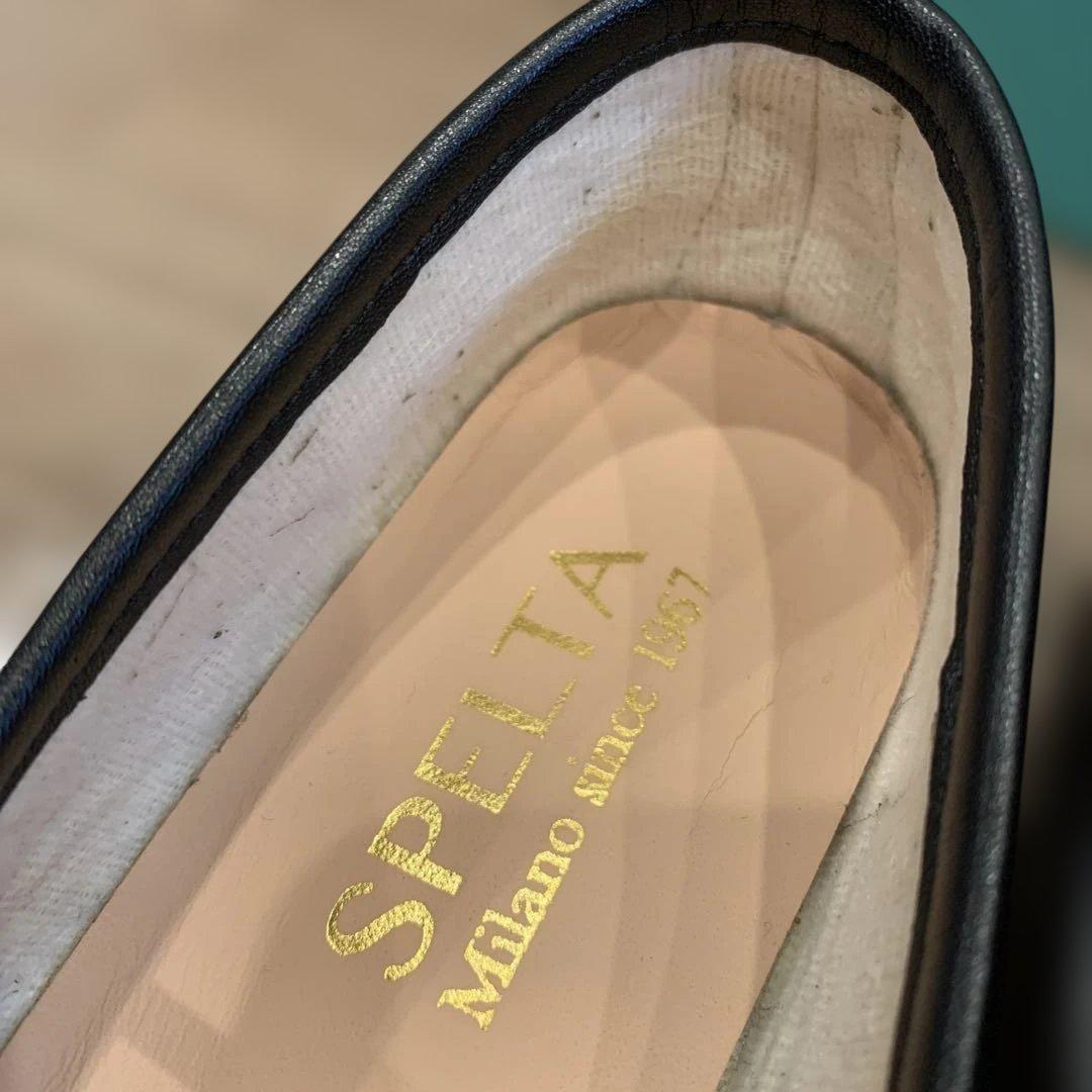 SPLETA スペルタ　黒 フラットシューズ サイズ35