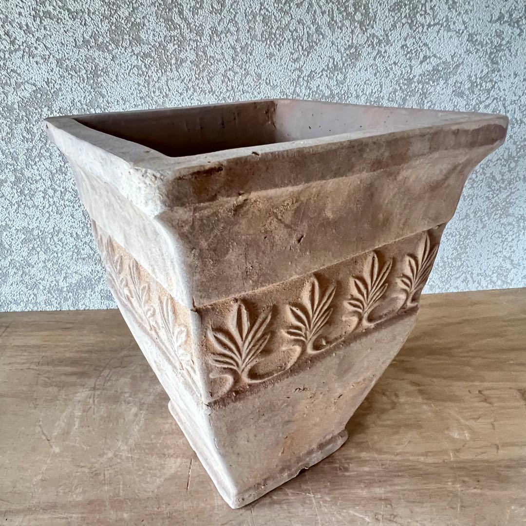 mintでお願いします最終お取り扱いアンティーク風テラコッタ四角大サイズ①