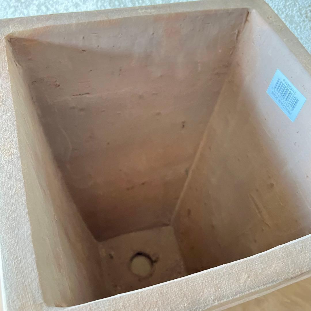 mintでお願いします最終お取り扱いアンティーク風テラコッタ四角大サイズ①