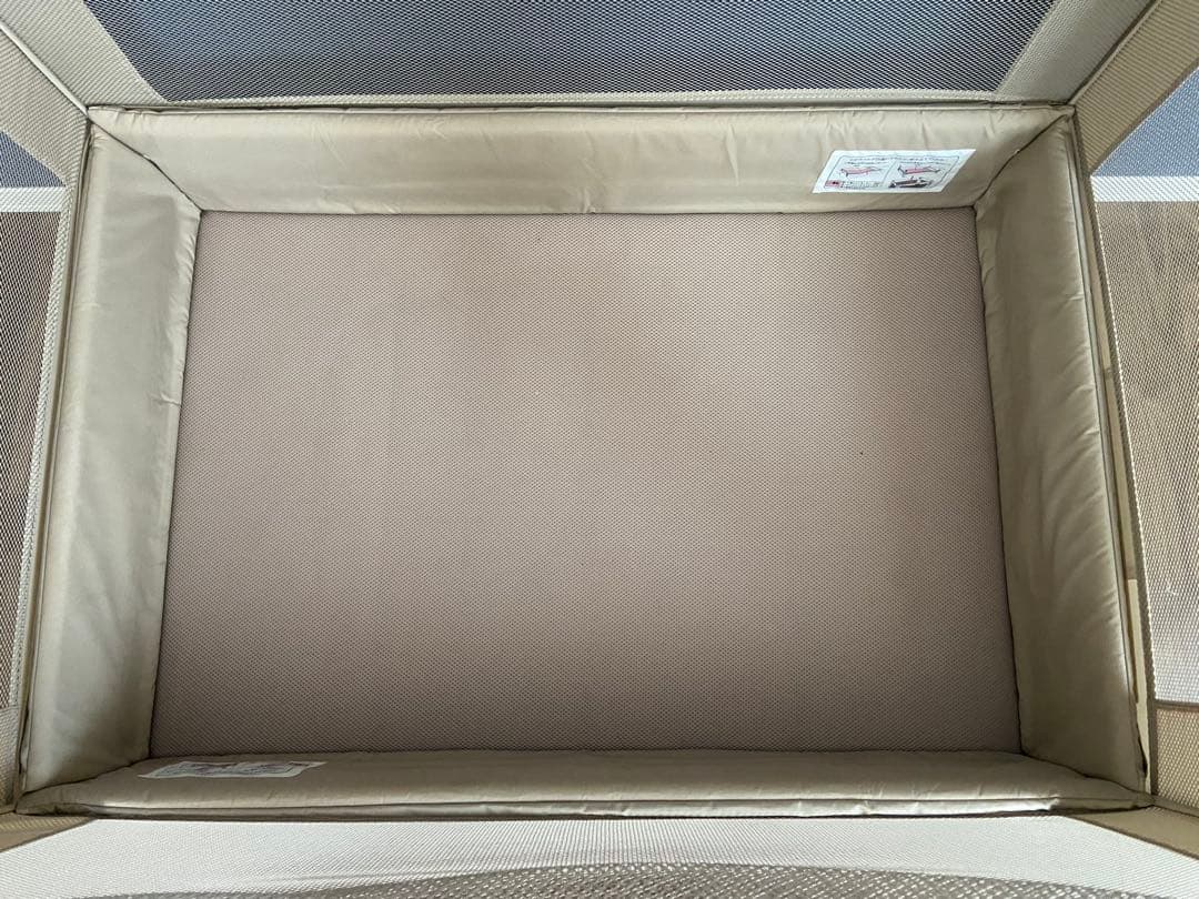 敷布団付き★Aprica折り畳みミニベビーベッド ココネルエアーココアブラウン