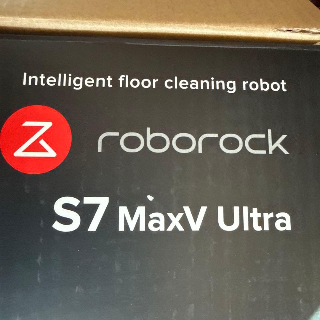 美品roborock ロボット掃除機 本体 ブラック　S7MaxV Ultra