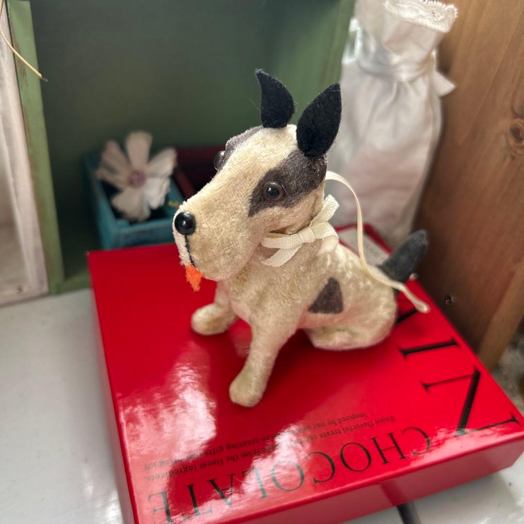 ビンテージお座りフォックステリア