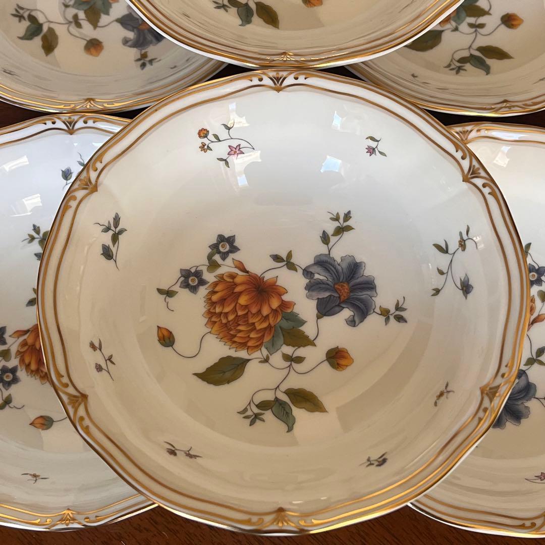 【黒壺美品】ウェッジウッド★ローズミード★サラダボウル　6個