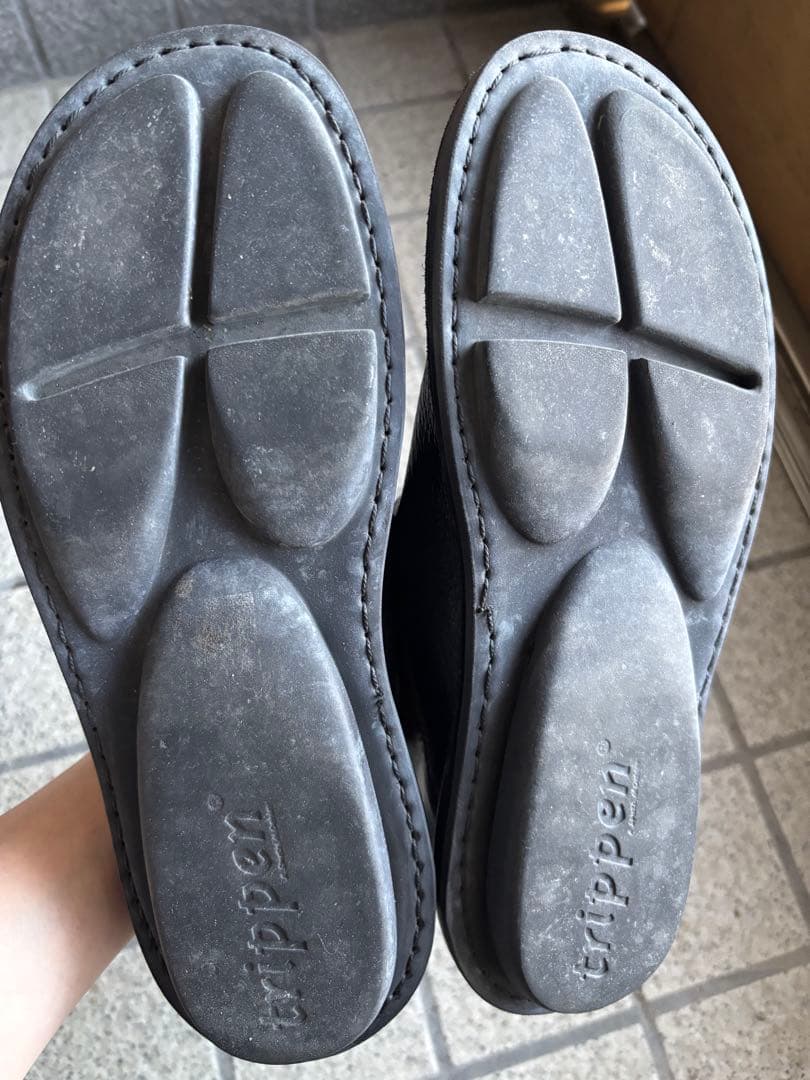 トリッペン【BEUTEL-ELK シューズ 】鹿革 ベルクロ 革靴trippen