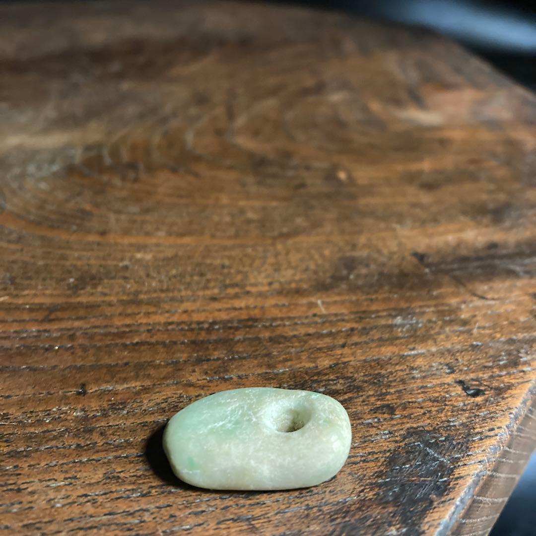 赤札閉店セール❗️【ギャラリー三益】古美術　翡翠勾玉