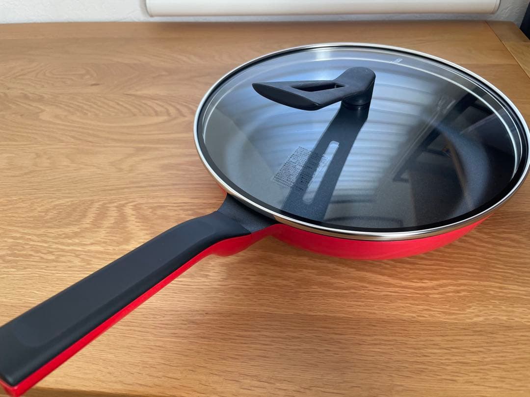 remy　レミパンワイド 蓋付き レッド