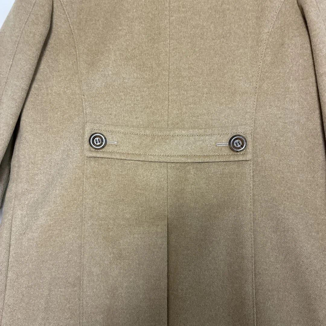 【美品】バーバリー　ロンドン　羊毛カシミアピーコート