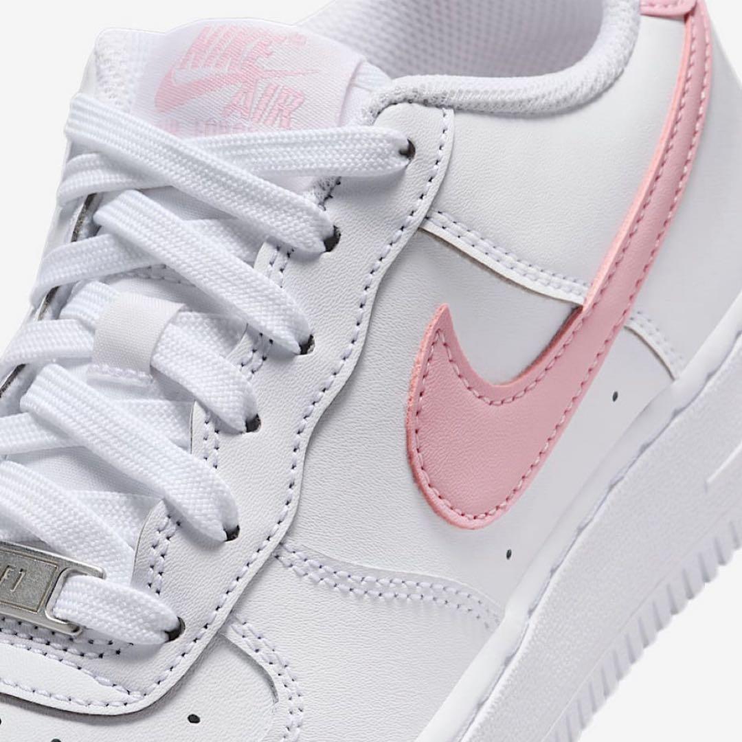 【新品24.5cm】NIKE｜エアフォース１GS｜ホワイト/ソフトピンク