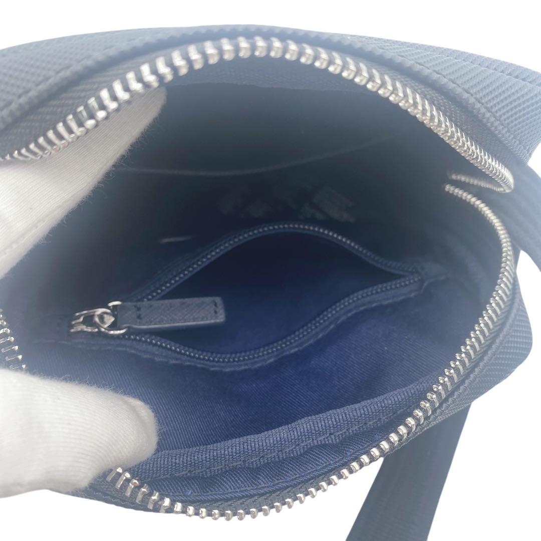 【未使用級】 LACOSTE ラコステ ショルダーバッグ ブラック