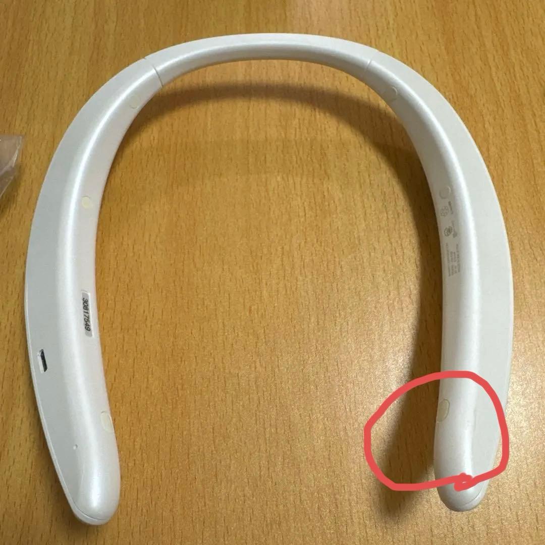 SHARP AN-SS3 ネックスピーカー ホワイト