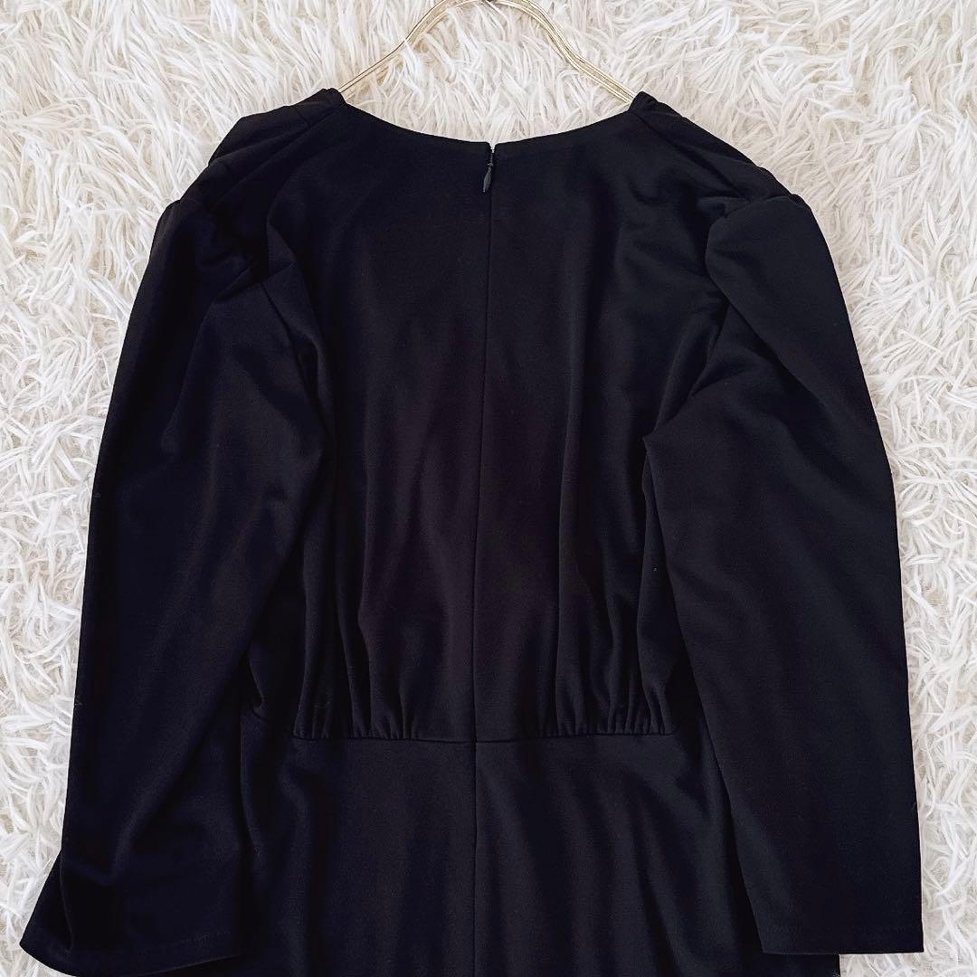 人気 11号✨ケイミー ヴィーナスワンピース ストレッチ ジャージー 洗える 黒