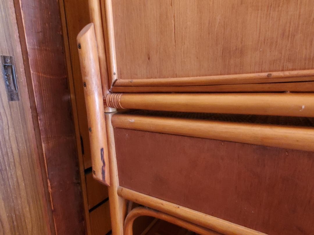 【送料無料】ラタン　ドレッサー