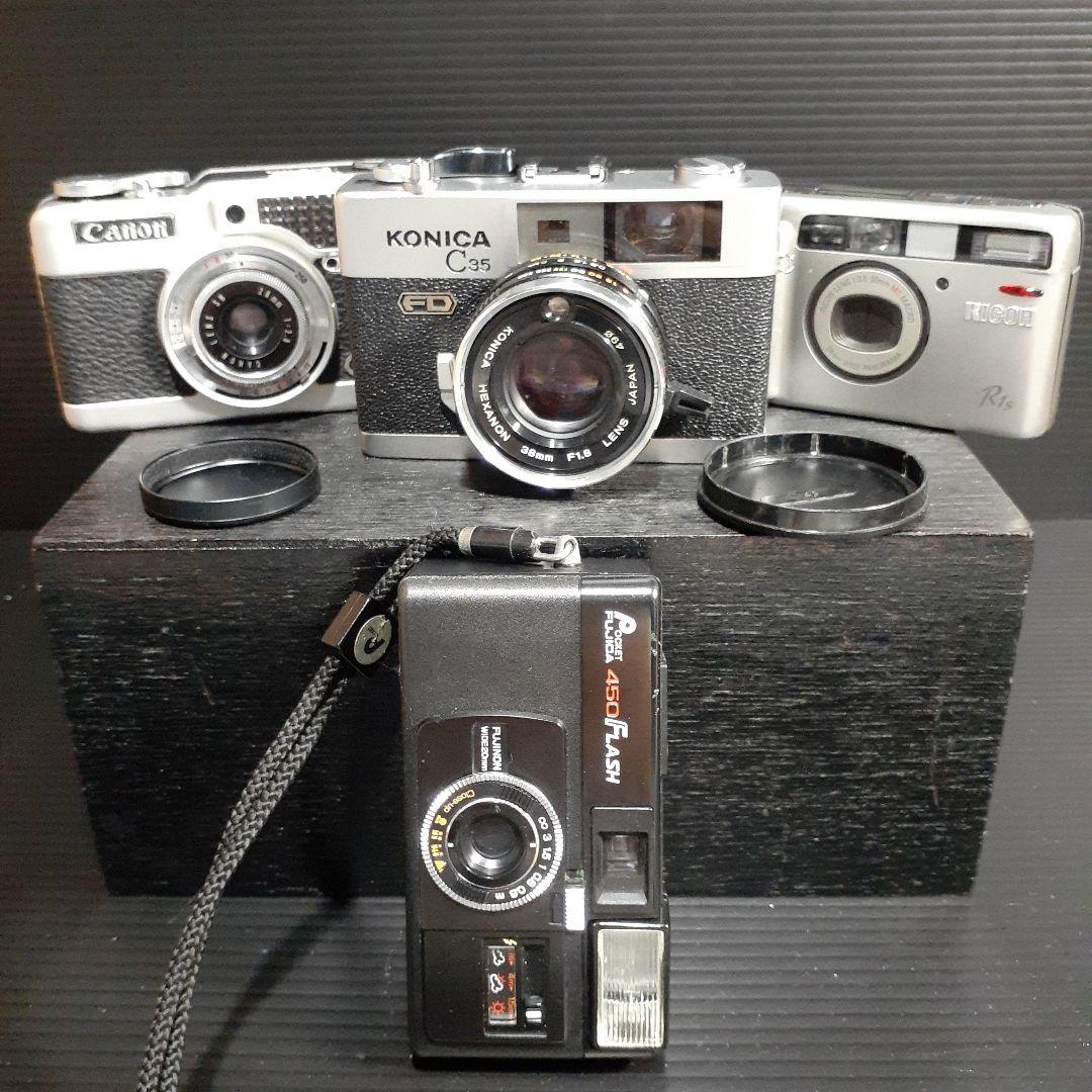 フィルムコンパクトカメラ　4機種セット
