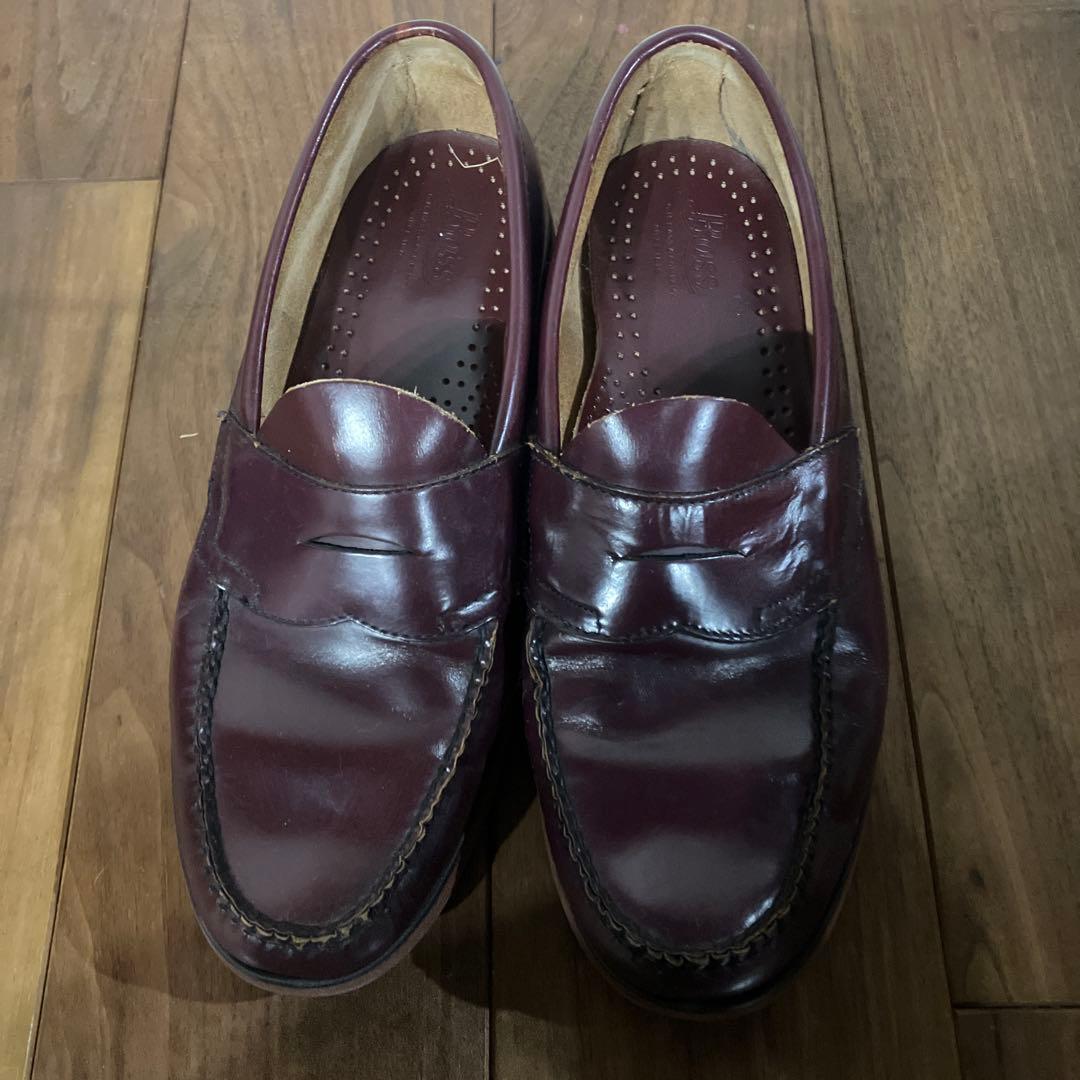 Bass ローファー　LUKE バーガンディ