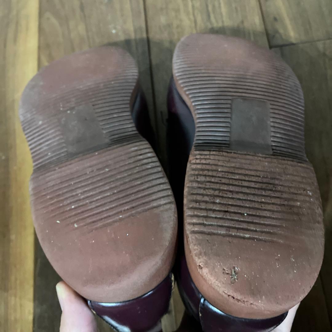 Bass ローファー　LUKE バーガンディ