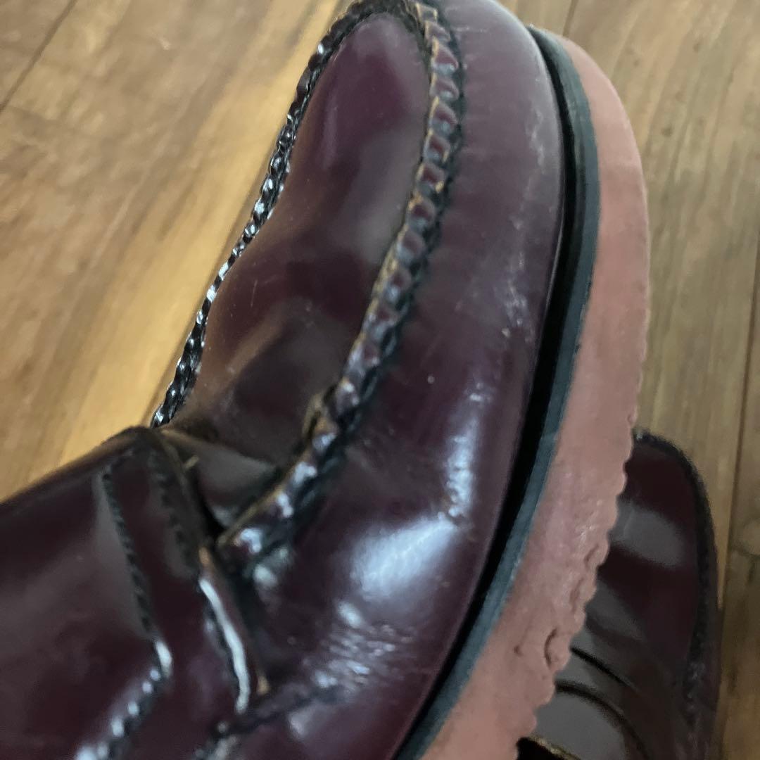 Bass ローファー　LUKE バーガンディ