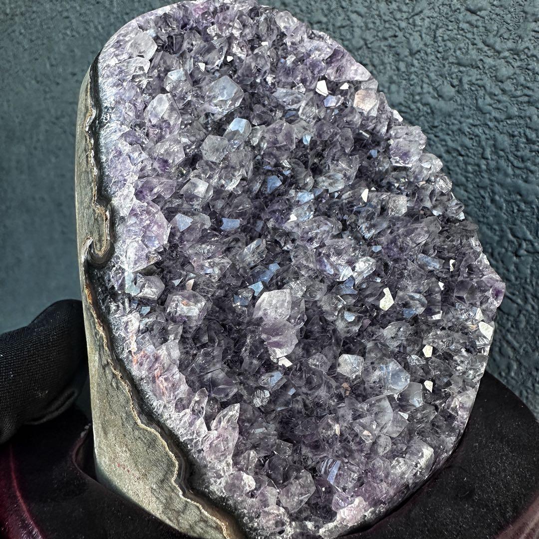 極上美麗☆アメジストクラスター☆キラキラ☆天然石 パワーストーン原石 A1123