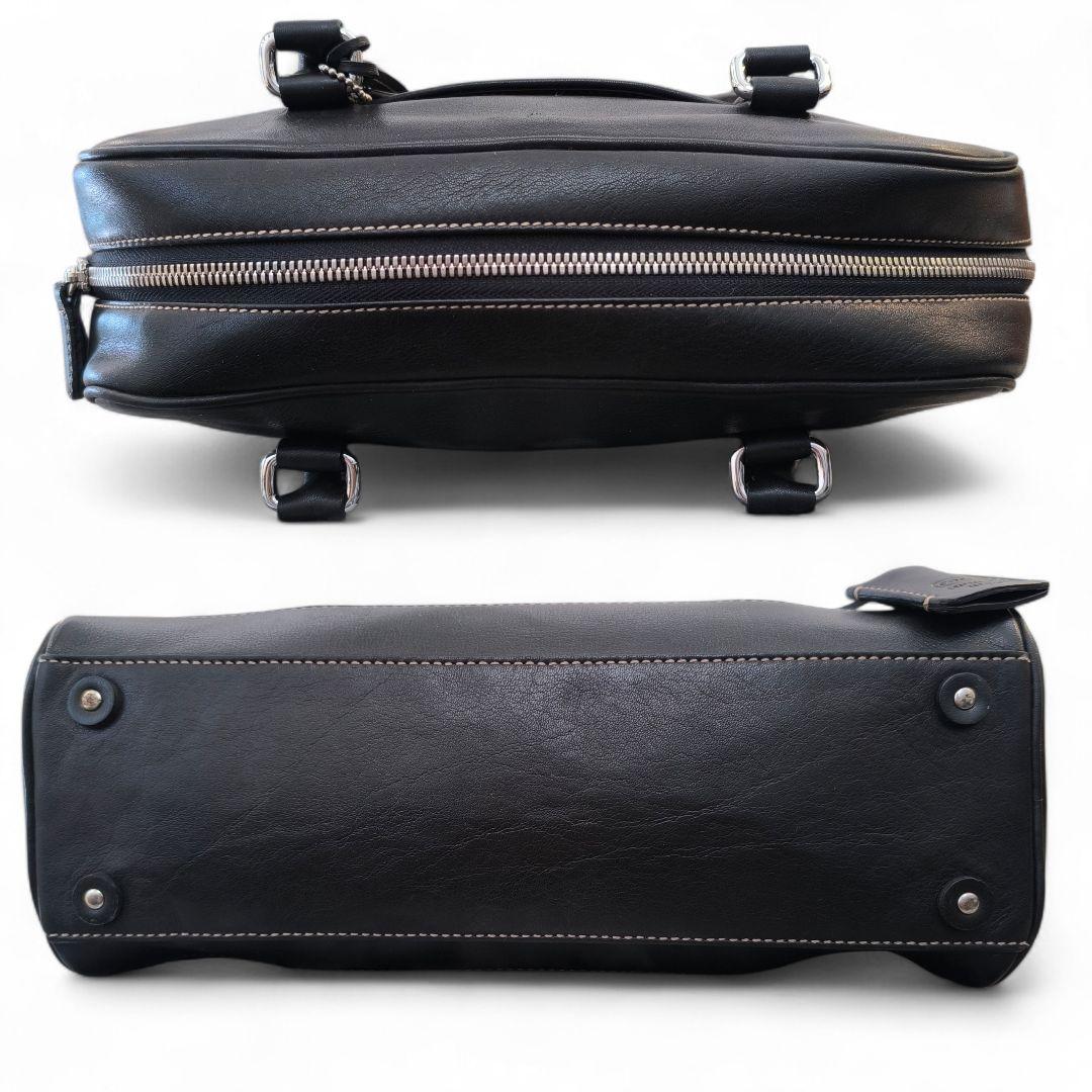 美品✨ COACH ハンドバッグ ブラック レザー ショルダーバッグ コーチ