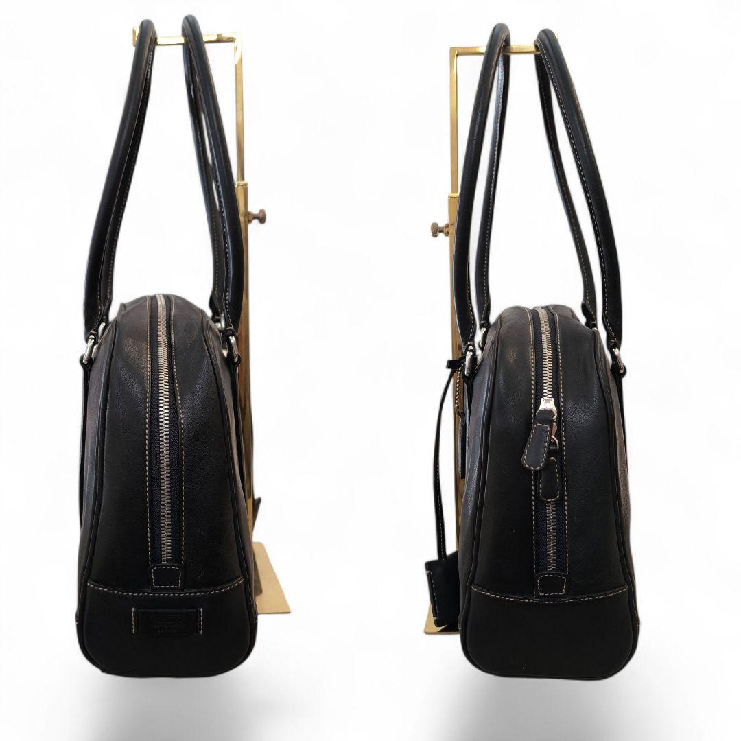 美品✨ COACH ハンドバッグ ブラック レザー ショルダーバッグ コーチ
