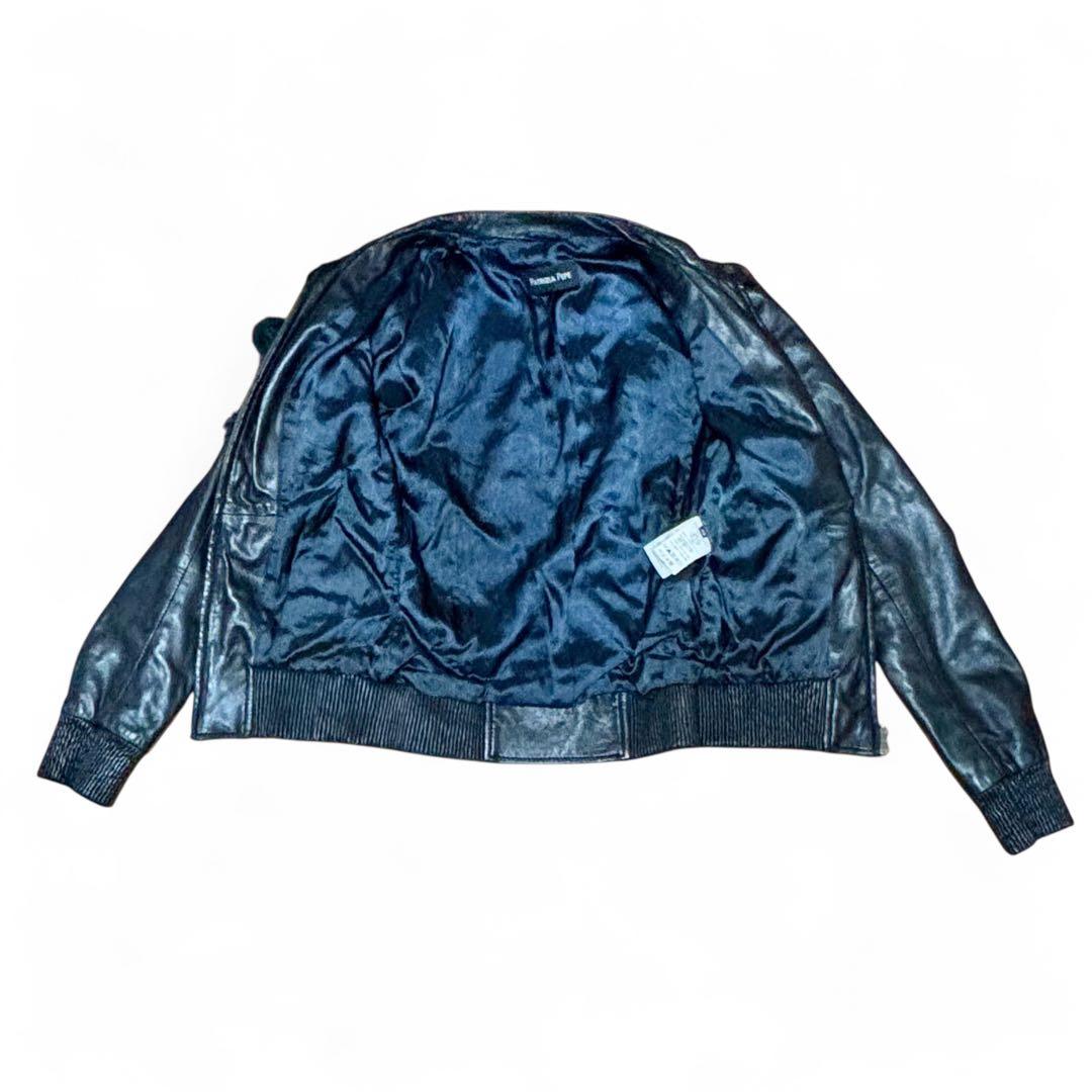 【T様】パトリツィア ぺぺレザージャケット 黒 S 羊革 高級装飾 希少