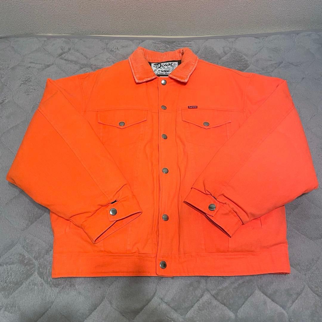 じ*ん様 Supreme Schott CanvasDown Trucker J