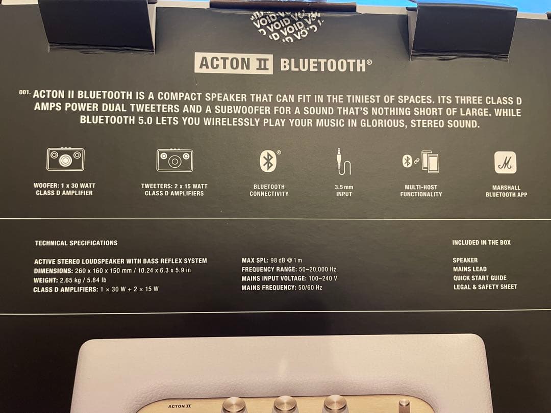 【ゆうや】Marshall ACTON II 【正規品】