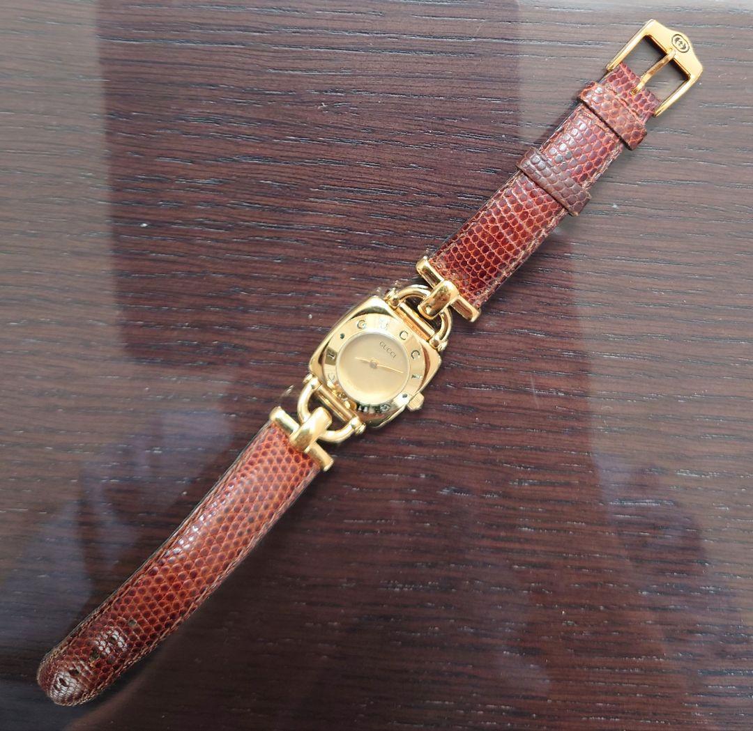 Moon　GUCCI　6300L　レディース　腕時計