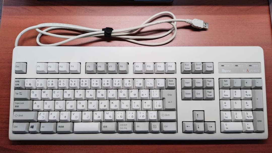 【動作確認済】Realforce108 UH-S SA010S 静音 日本語配列
