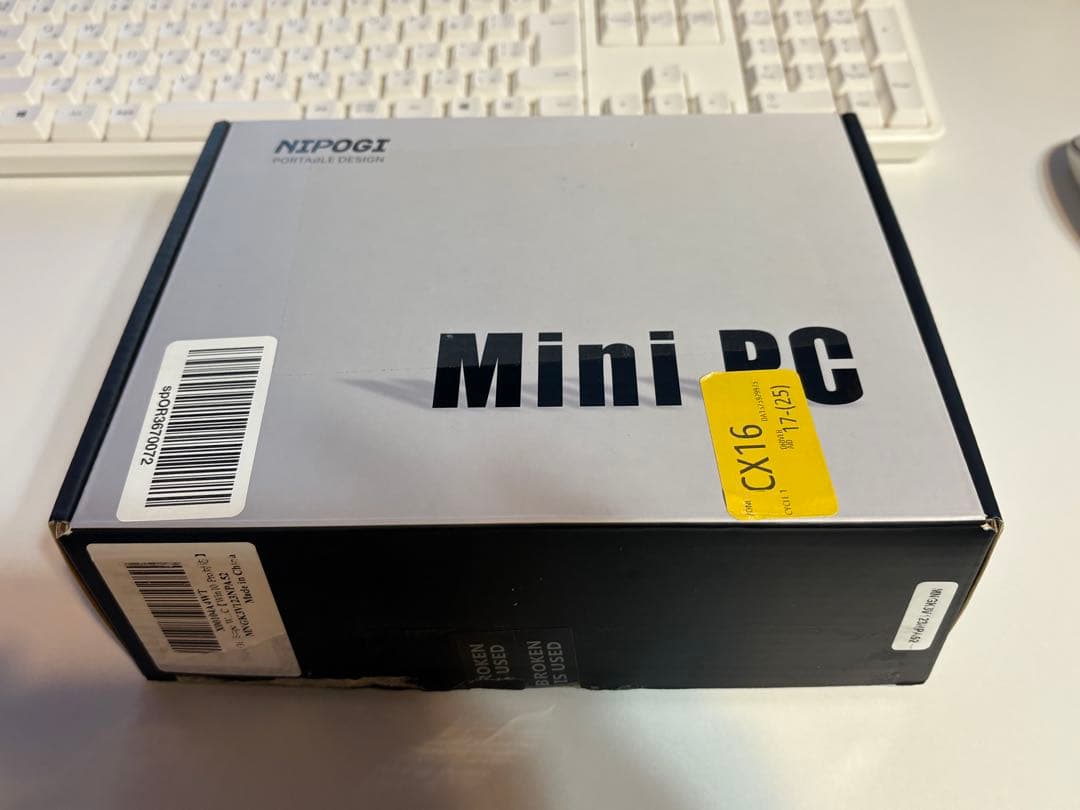 NIPOGI ミニPC GK3V