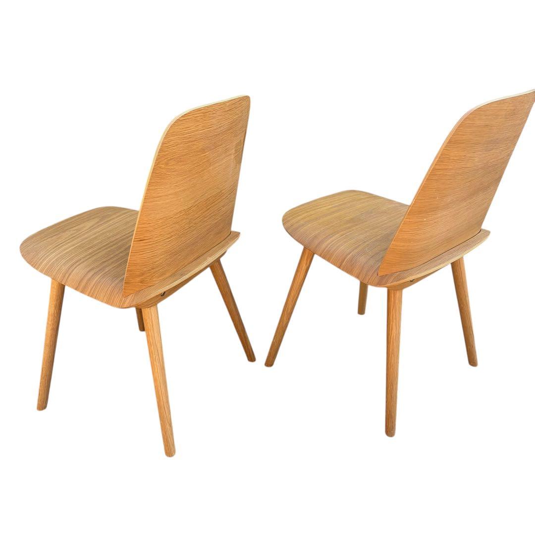 【美品】muuto ムート Nerd Chair ナードチェア オーク 2脚分②