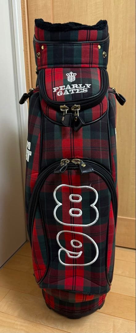 完売★パーリーゲイツ★キャディバッグ★ゴルフ★ゴルフバッグ★レア★チェック柄