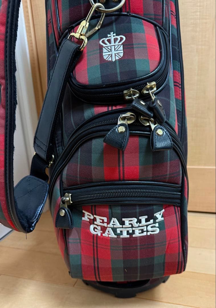 完売★パーリーゲイツ★キャディバッグ★ゴルフ★ゴルフバッグ★レア★チェック柄