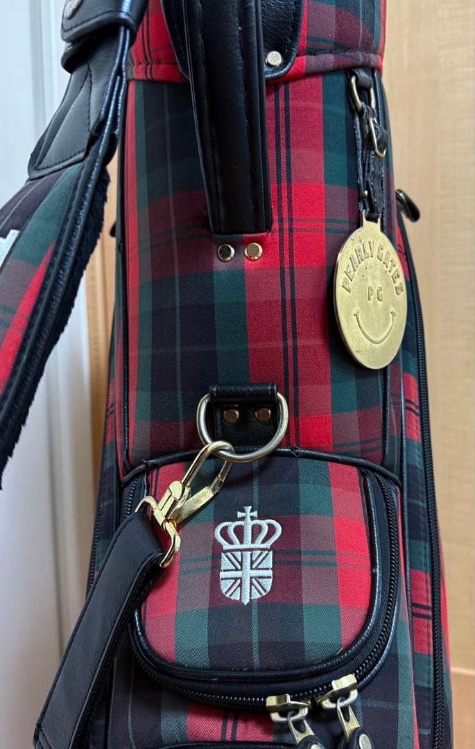 完売★パーリーゲイツ★キャディバッグ★ゴルフ★ゴルフバッグ★レア★チェック柄