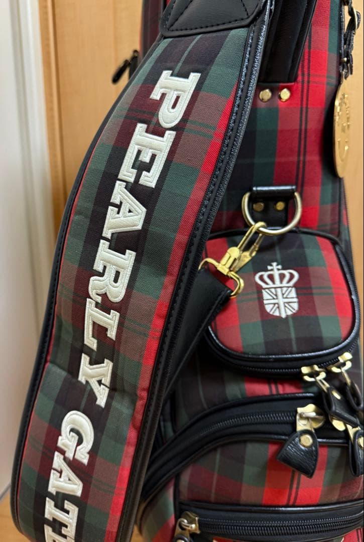 完売★パーリーゲイツ★キャディバッグ★ゴルフ★ゴルフバッグ★レア★チェック柄