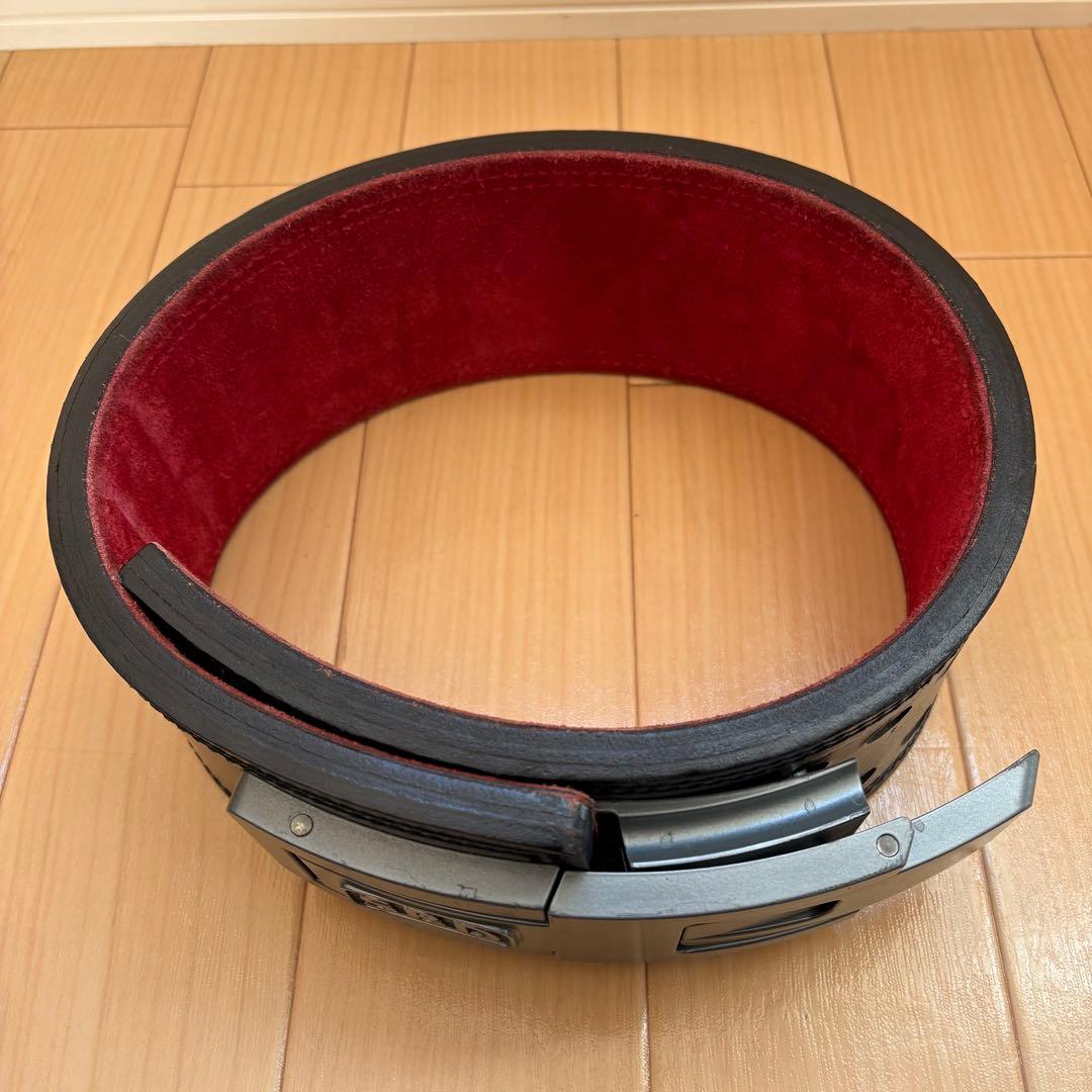 SBD パワーベルト 黒/赤 sサイズ