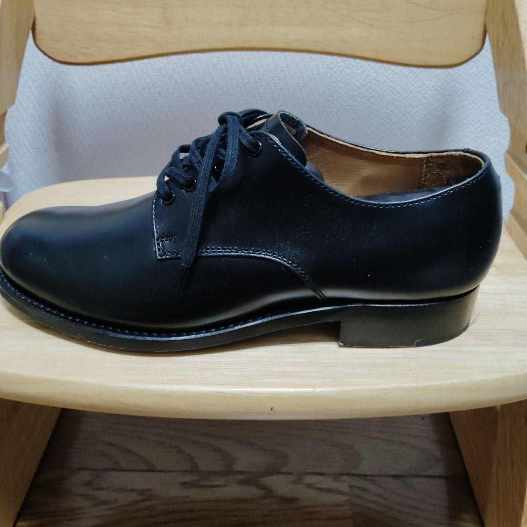 美品 マーガレットハウエル　レースアップシューズ 本革 22.5 ブラック