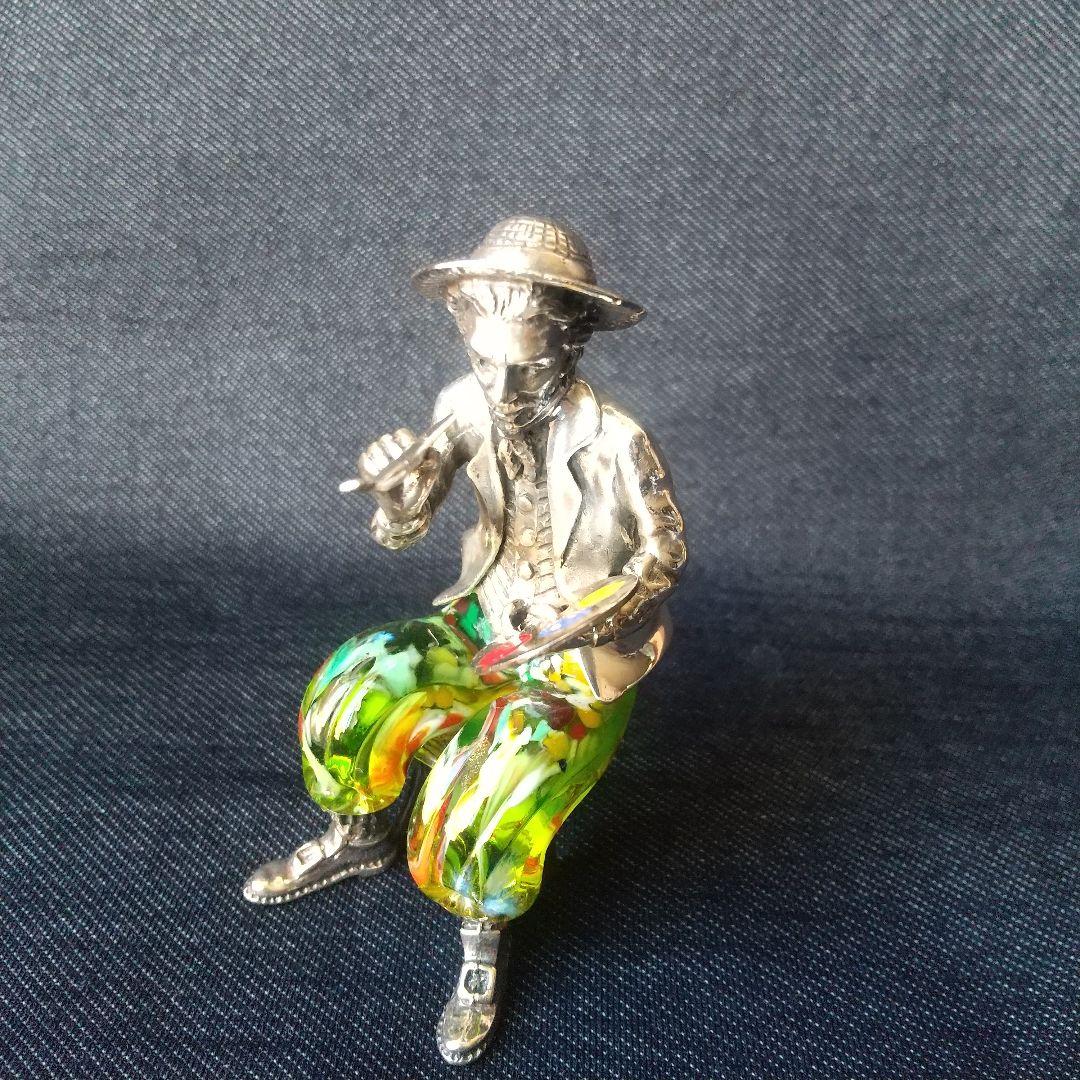 Pagliacci D'Argento　スターリングシルバー&ヴェネチアンガラス