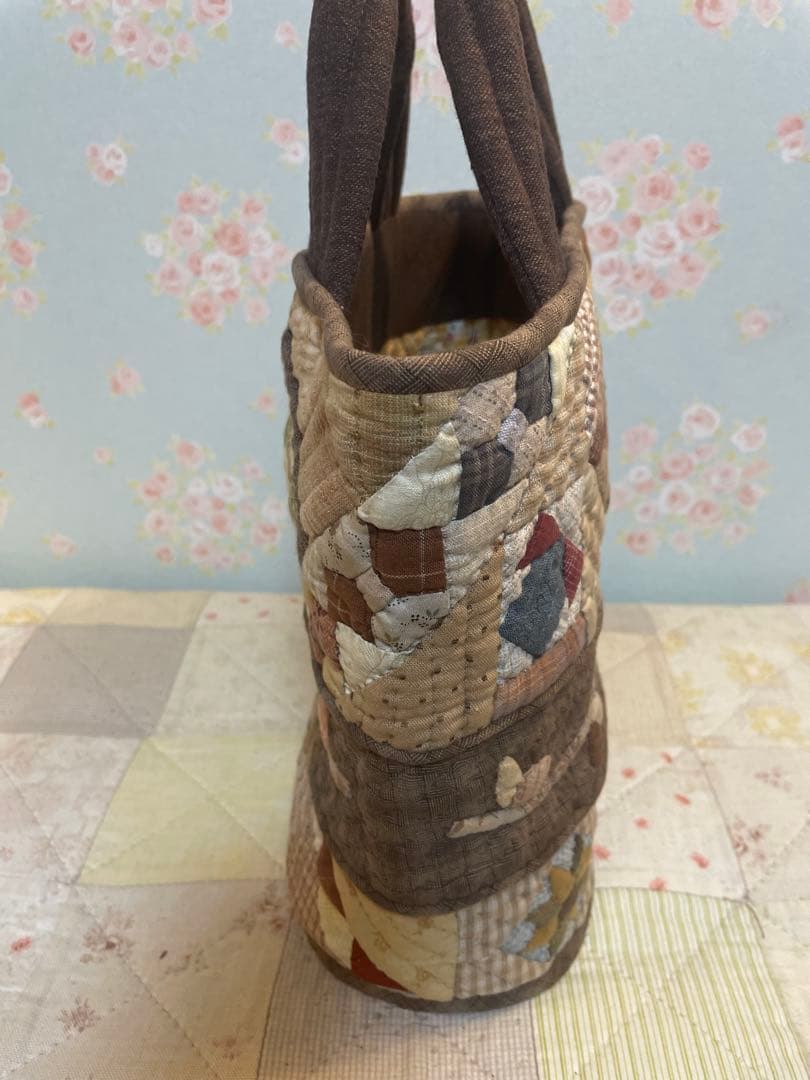 ハンドメイドパッチワークバッグ