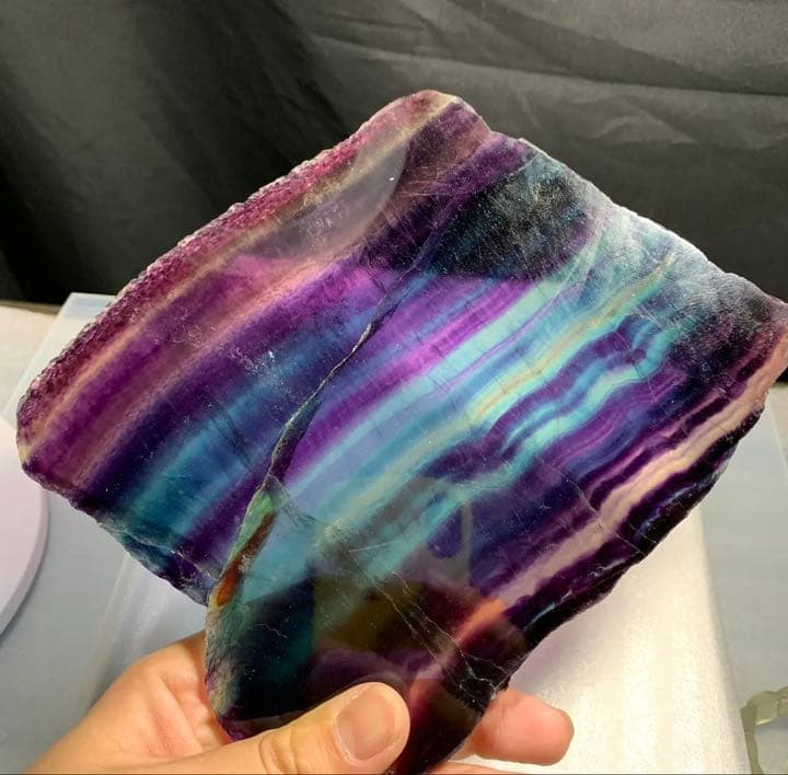 ALLSALE☆超透明☆美グラデーション・フローライト プレート