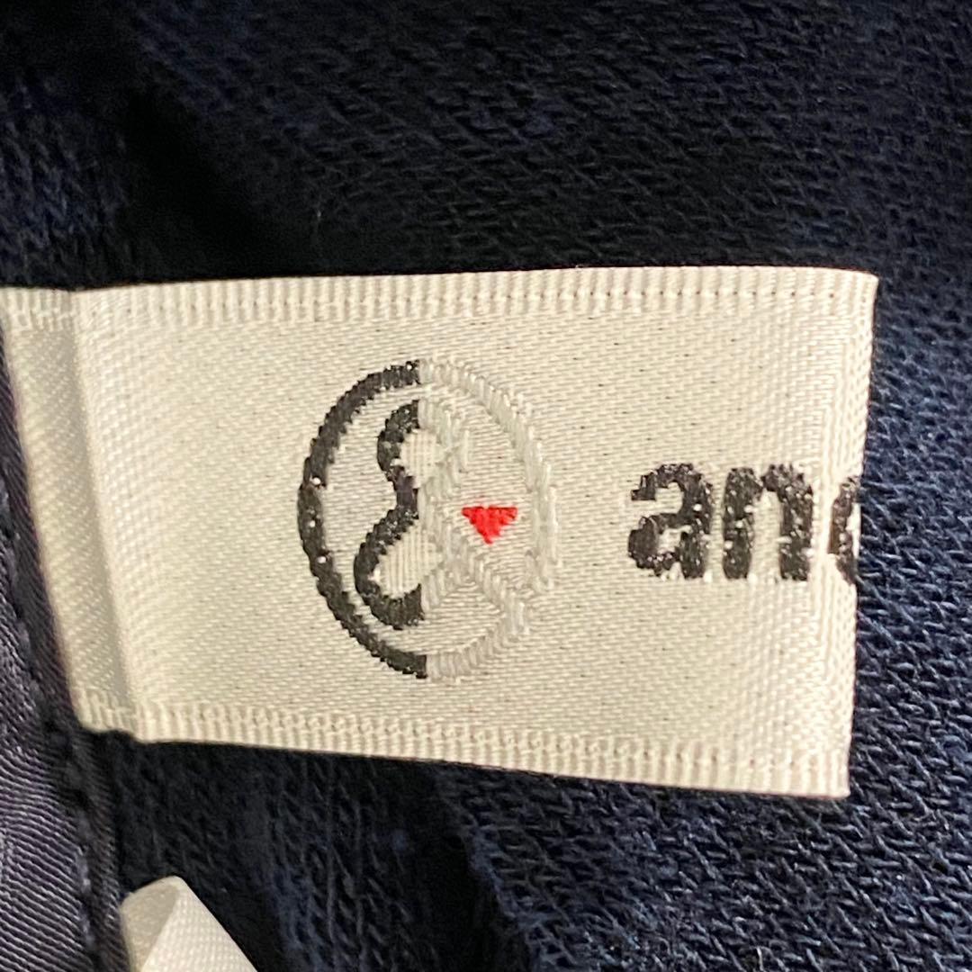 美品　and per se アンパシィ　テーラードジャケット　ネイビー　L 紺