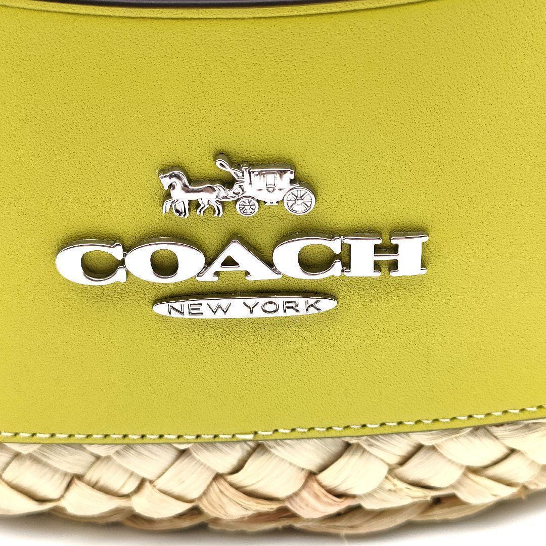 COACH コーチ トートバッグ スモール ストロー 2WAYトート CJ519