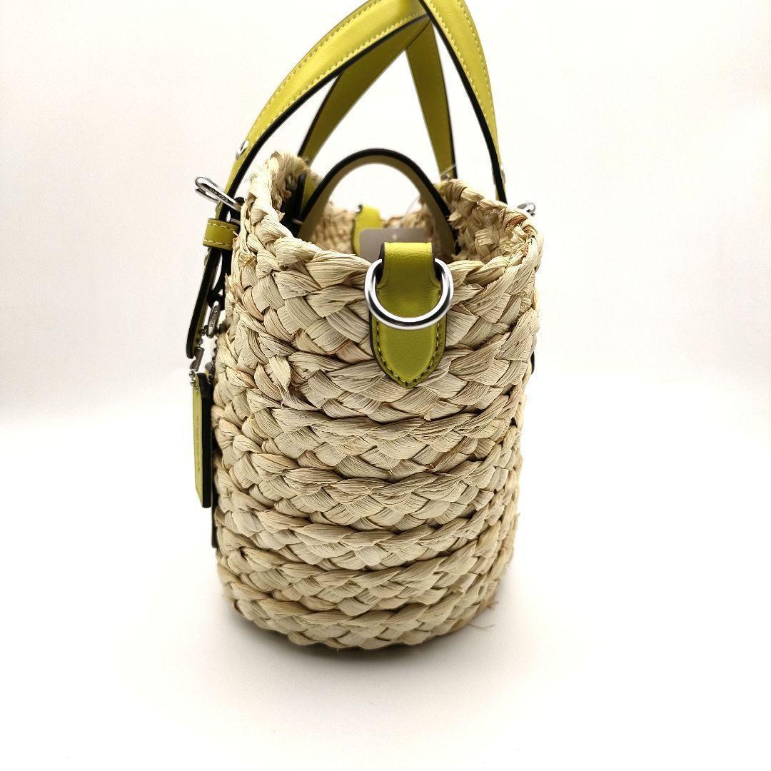 COACH コーチ トートバッグ スモール ストロー 2WAYトート CJ519