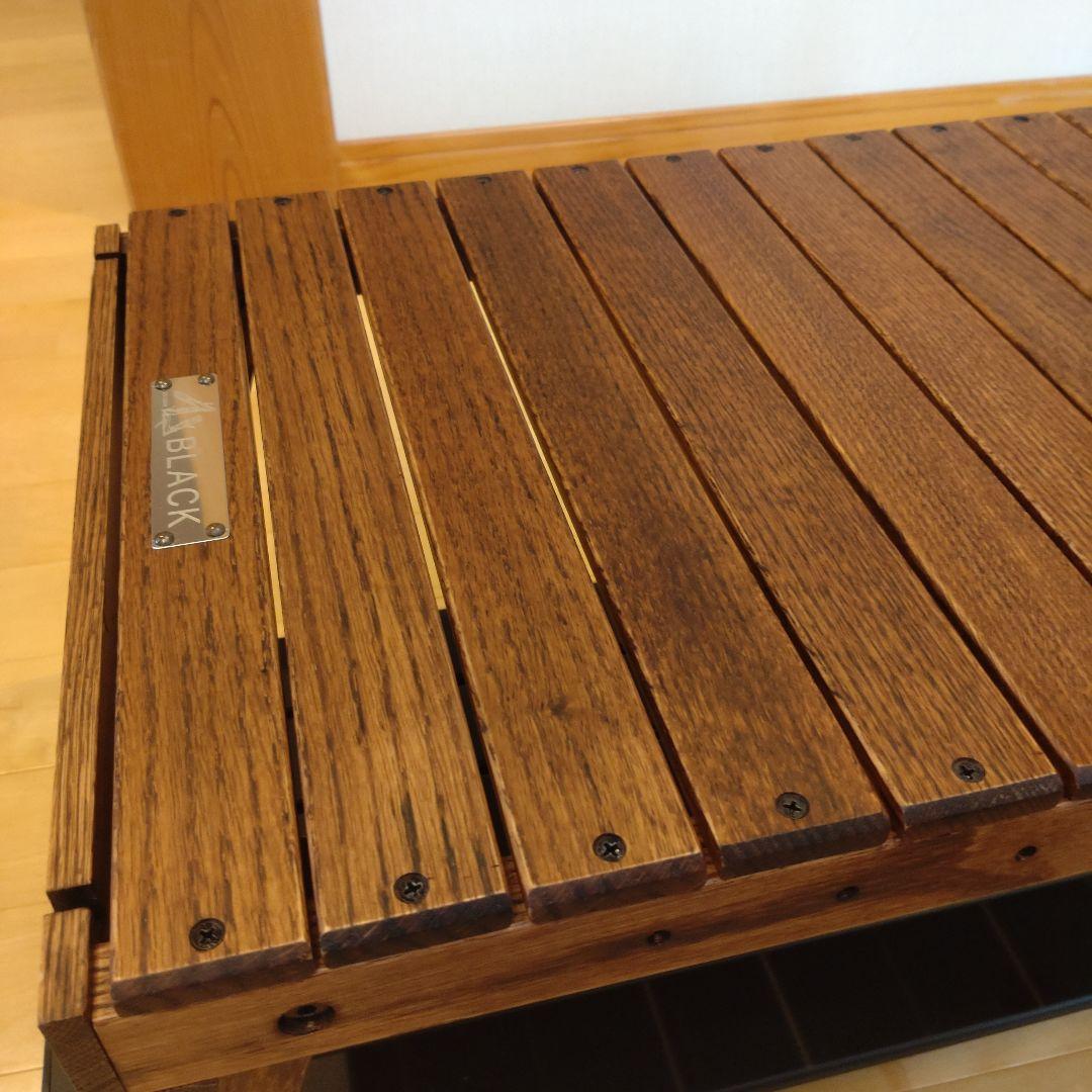 Black design ハレテーブル　One4別注　ブラックデザイン　下段付