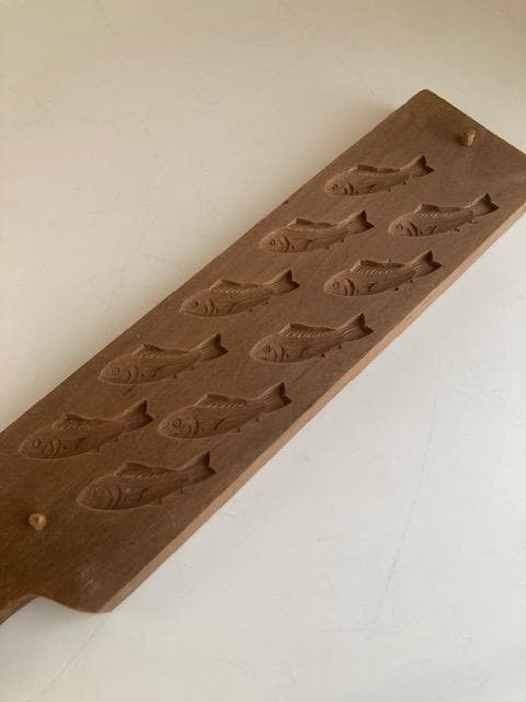 古道具　木型　干菓子　魚　鮎？