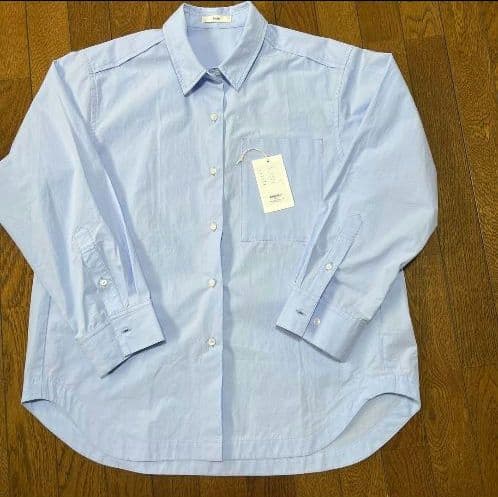 anuke Highcount Over Shirts アンヌーク　ライトブルー