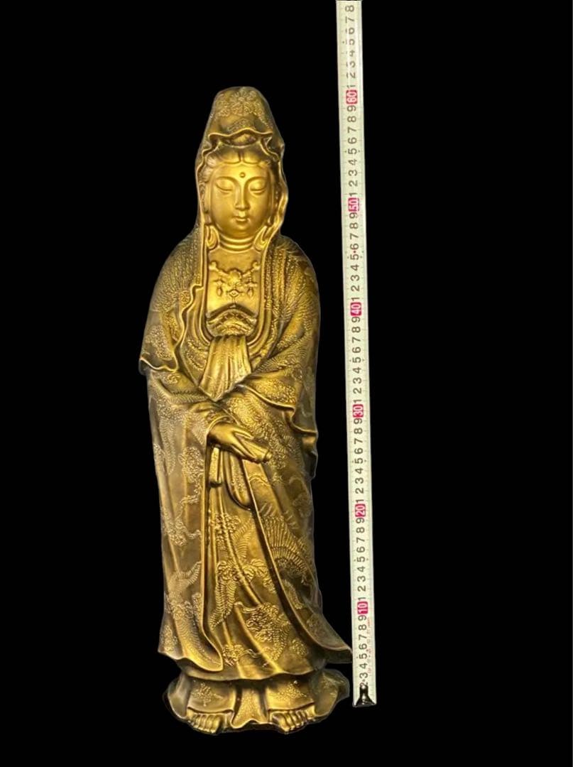 観音様　置物　アンティーク　レトロ　骨董